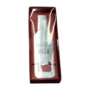 Its The Most Wonderful Time For A Beer Wood Wall Mount Bottle Opener